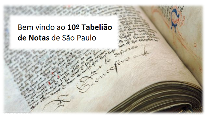 Bem vindo ao 10 Tabelião de Notas de São Paulo